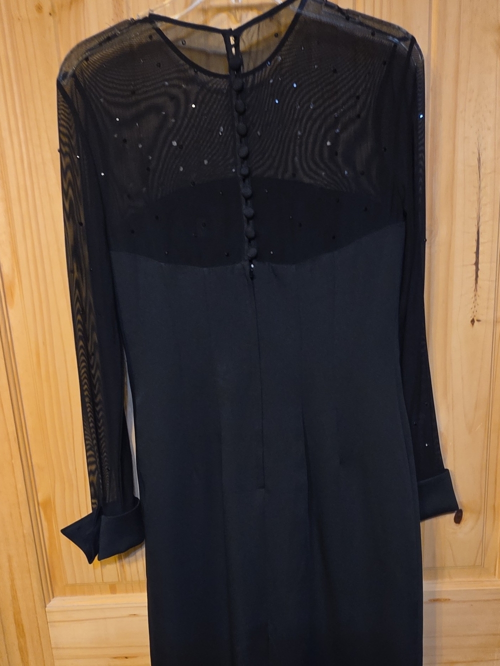 Donna Morgan Black Wedding Dress - Size 4